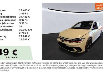 VW Polo 20.018 km 27.480 &euro; Fürth 90763