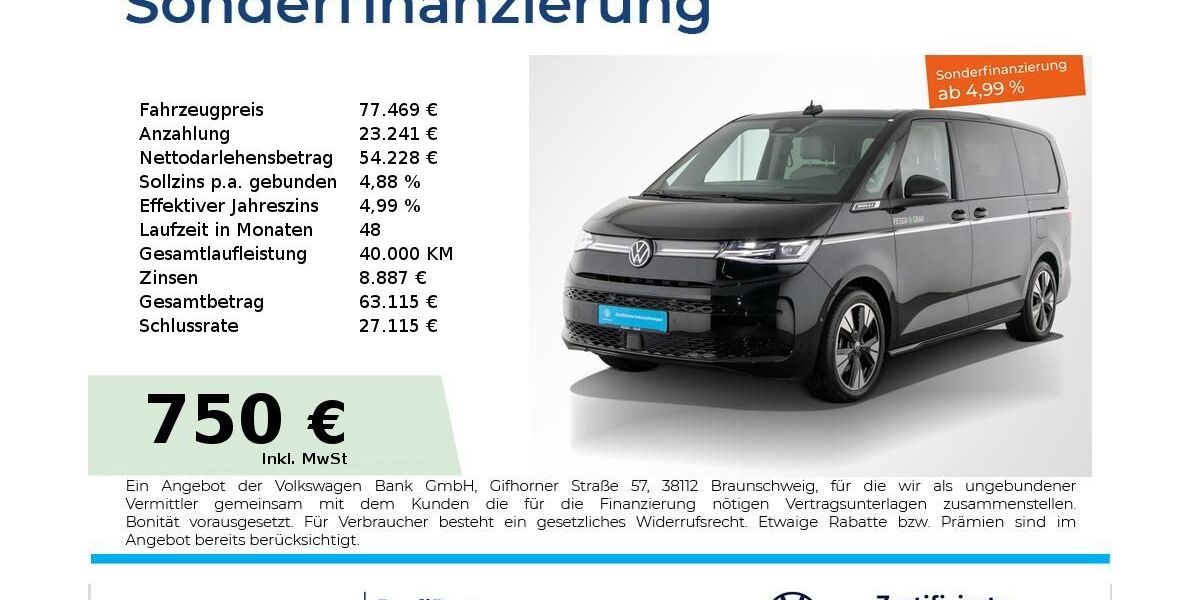 VW T7 Multivan 1.250 km 72.590 &euro; Nürnberg 90441