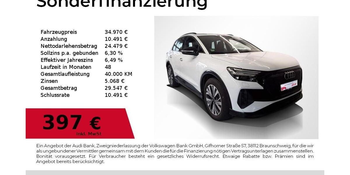 Audi Q4 e-tron 67.700 km 34.970 &euro; Nürnberg 90411