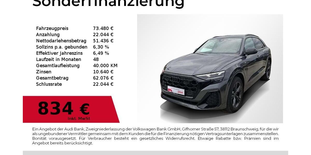 Audi Q8 24.600 km 73.480 &euro; Nürnberg 90411