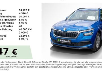 Skoda Kamiq 86.450 km 14.280 &euro; Nürnberg 90431