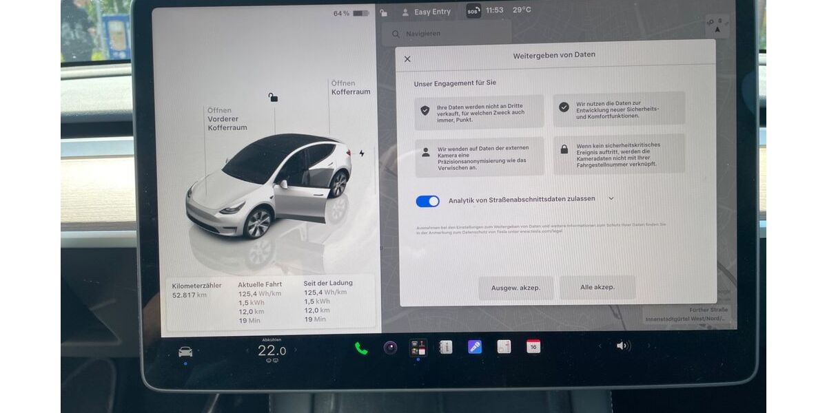 Tesla Model Y 53.300 km 36.800 &euro; Fürth 90768