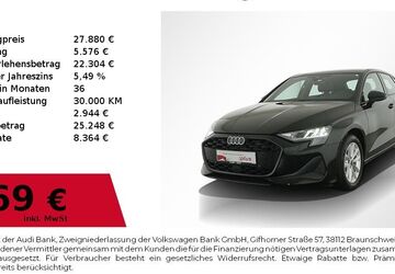 Audi A3 5.215 km 27.450 &euro; Nürnberg 90441