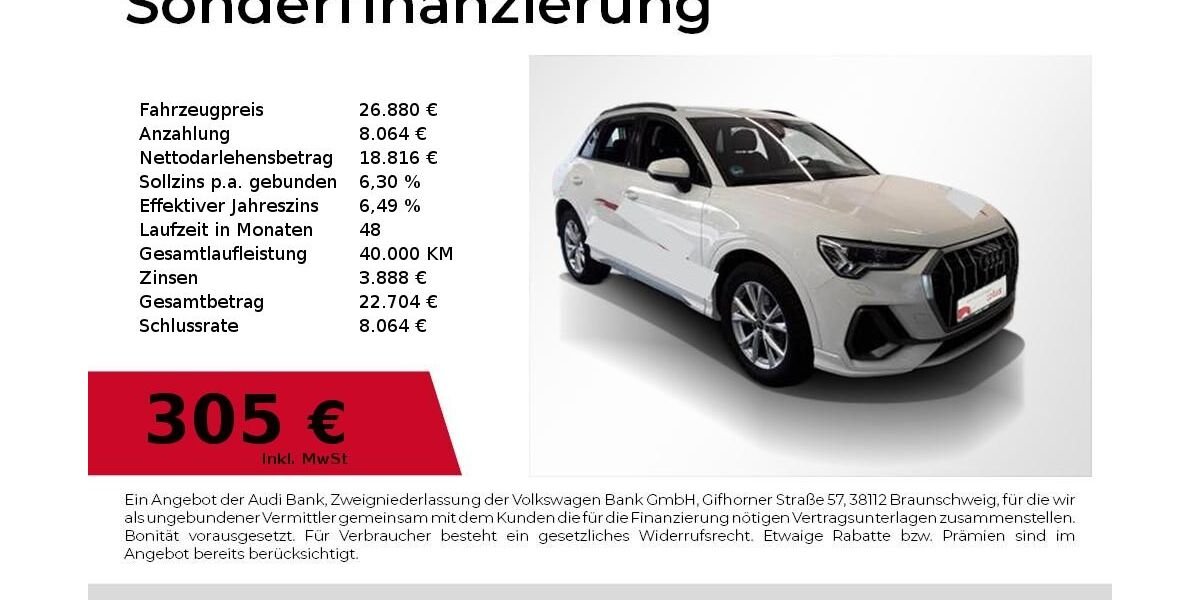 Audi Q3 101.600 km 26.880 &euro; Nürnberg 90411