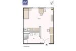 Etagenwohnung Nürnberg Sankt Leonhard - 1 Zimmer, 30 m&sup2;, 779&euro; | Angebot:21870306