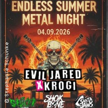 Endless Summer Metal Night - Evil Jared X Krogi, Splicer, SantaJaws, SHOK BONE 04.09.2026 Z-Bau Galerie