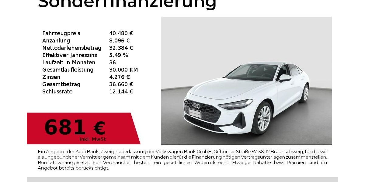 Audi A5 9.405 km 40.480 &euro; Nürnberg 90441