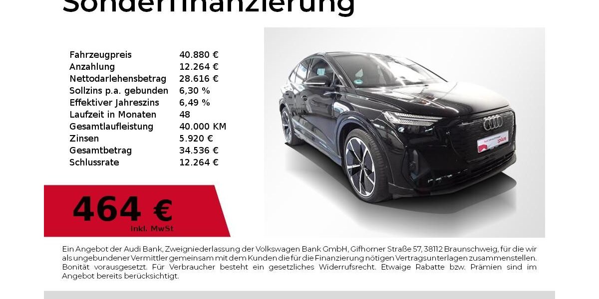 Audi Q4 e-tron 33.100 km 40.880 &euro; Nürnberg 90411