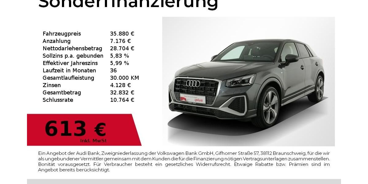 Audi Q2 4.350 km 33.770 &euro; Nürnberg 90441