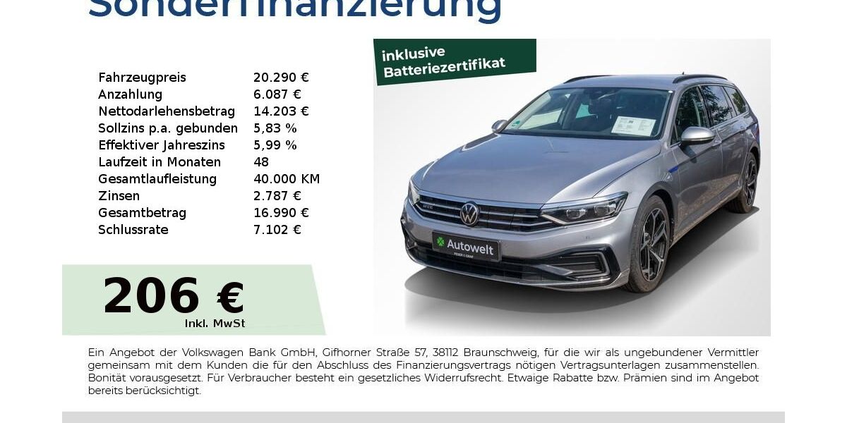 VW Passat Variant 111.850 km 20.290 &euro; Nürnberg 90431