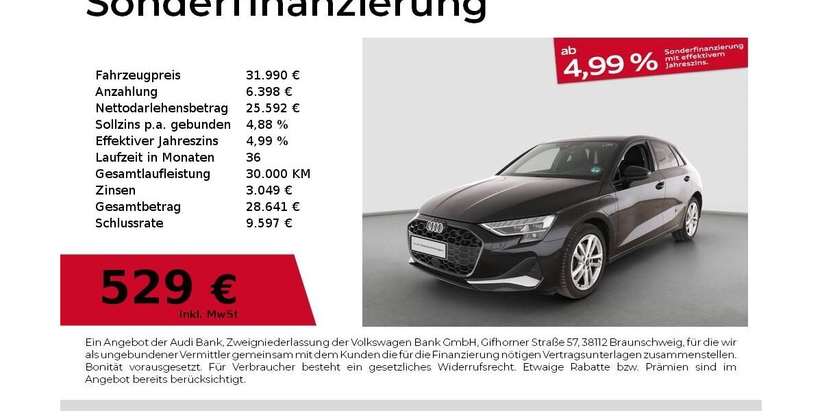 Audi A3 21.121 km 31.990 &euro; Nürnberg 90441