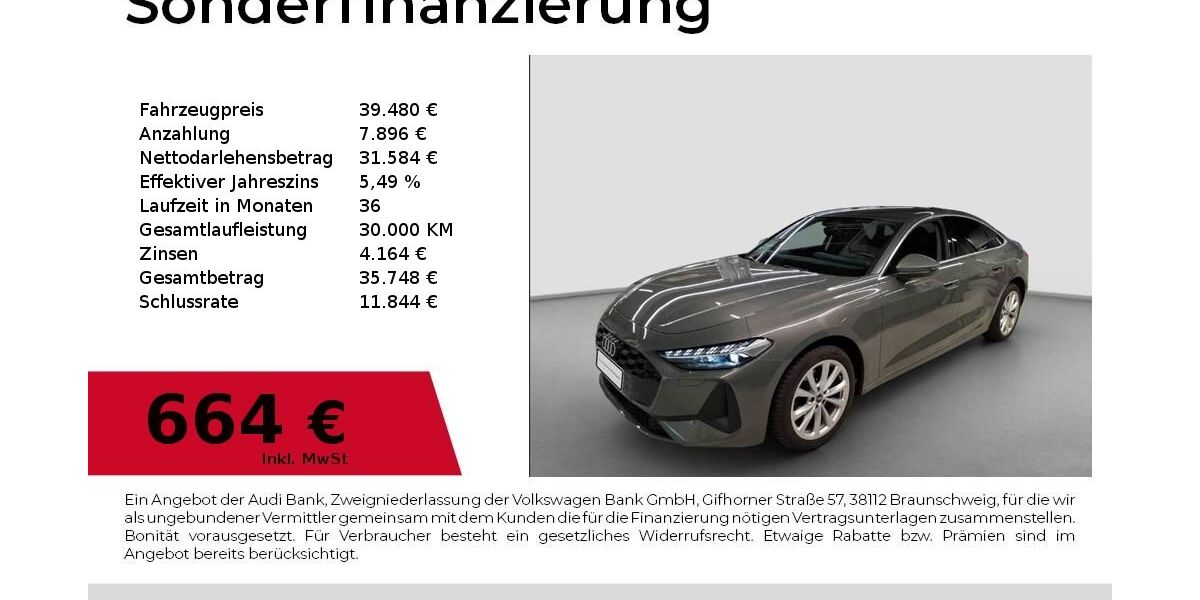 Audi A5 7.919 km 39.480 &euro; Nürnberg 90441