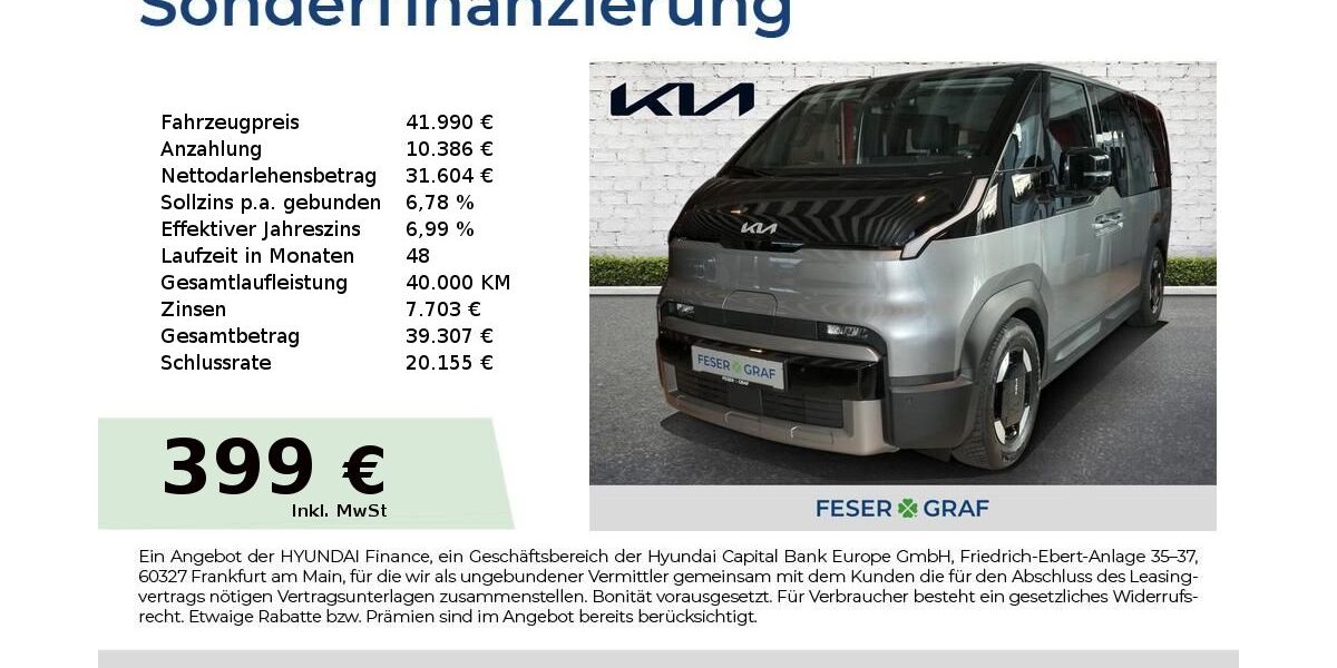 Kia PV5 4.999 km 41.990 &euro; Schwabach 91126