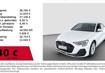 Audi A3 6.125 km 38.780 &euro; Nürnberg 90411
