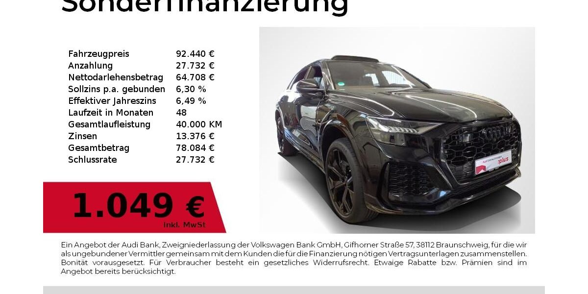 Audi RSQ8 60.800 km 92.440 &euro; Nürnberg 90411