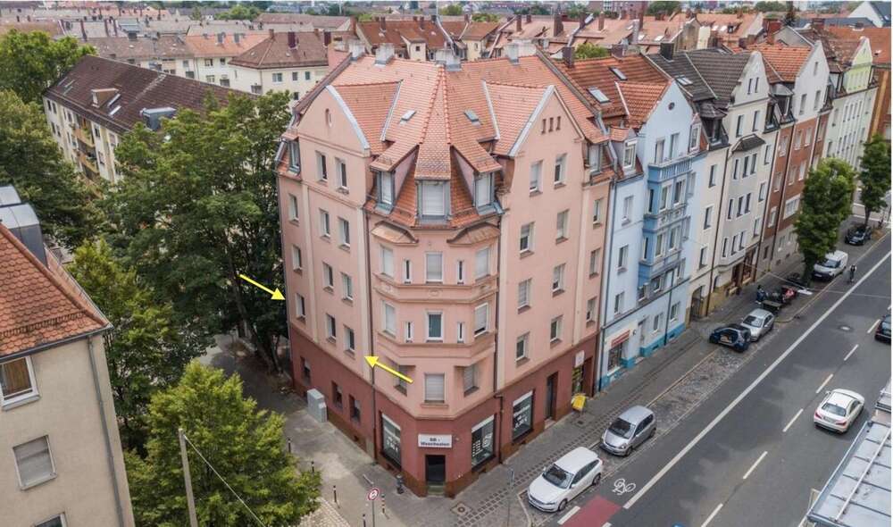 Etagenwohnung Nürnberg Sandreuth - 2 Zimmer, 63 m&sup2;, 890&euro; | Angebot:27268850