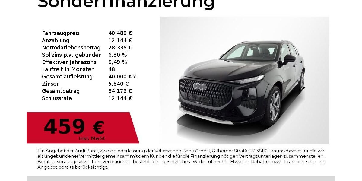 Audi Q3 9.200 km 40.480 &euro; Nürnberg 90411