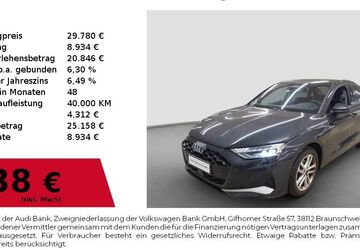 Audi A3 18.997 km 29.780 &euro; Nürnberg 90411