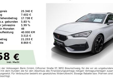 Cupra Leon 39.250 km 24.880 &euro; Nürnberg 90431