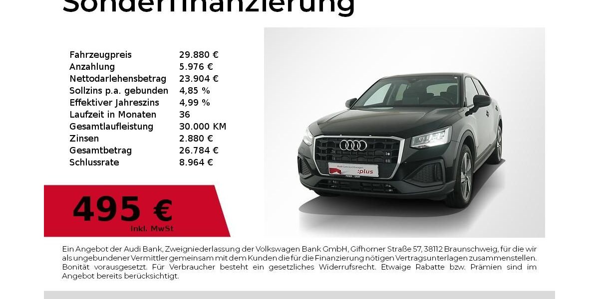 Audi Q2 6.089 km 28.880 &euro; Nürnberg 90441